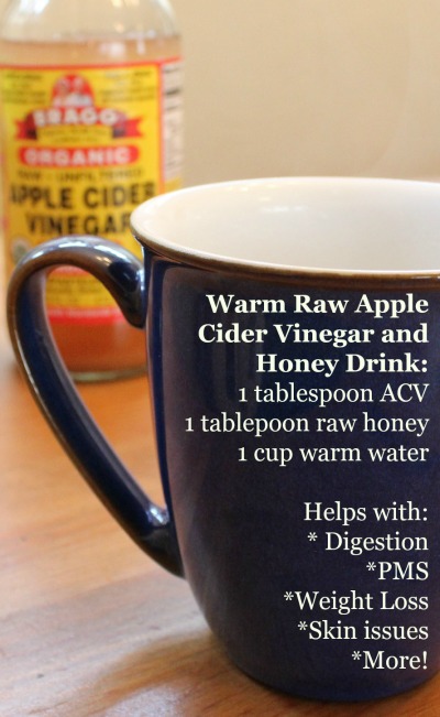 Apple Cider Vinegar and Raw Honey: This Warm Drink has